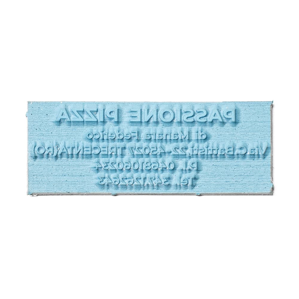 Gomme Rettangolari per Timbri