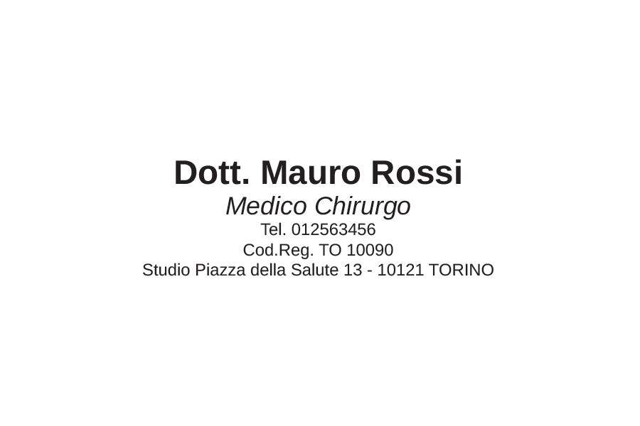 Timbro medico: guida completa con esempi pratici