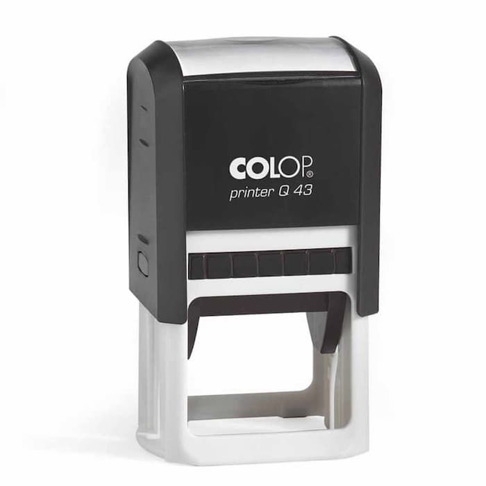 2 Cartucce di inchiostro E//Q43 ricarica per timbri COLOP Printer Q43 Nero