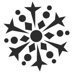 Sigillo Fiocco di Neve Mandala