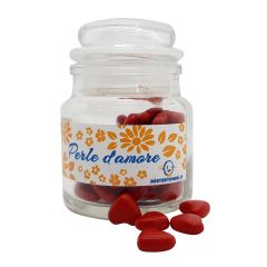 Perle d'amore Rosse a forma di cuore
