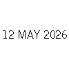 Anteprima di Trodat 4810 Datario Inglese