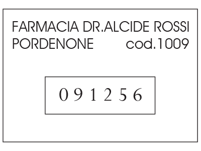 Anteprima di Trodat 5460 Datario Farmacia